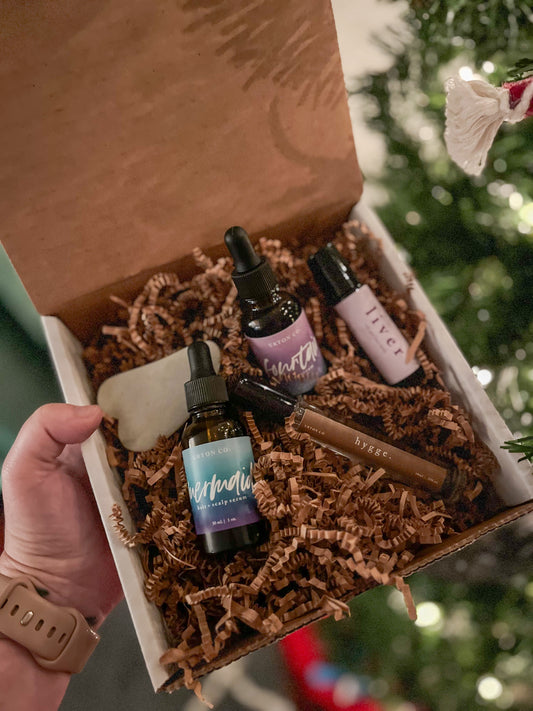 Organic Holistic Beauty Box. Radiant Skin. Nourished Hair. Handcrafted Scents. Liver Support. Wellness Moms. Natural Glow.