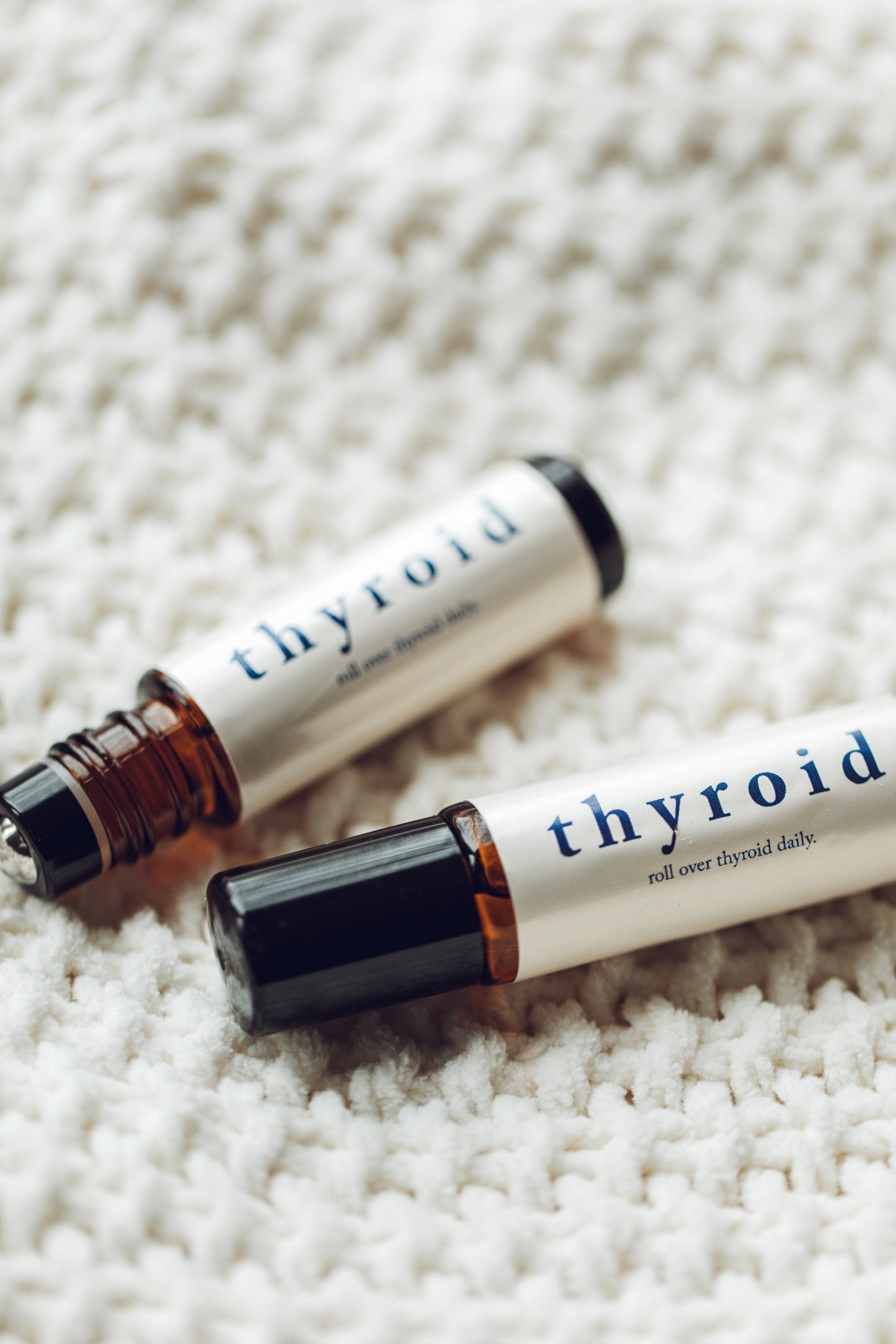 Thyroid Support Roll On | Wellness Gift + Self Care | Happy Thyroid Hormones | Low Energy + Hormone Holistic Support | Hormone Balance Kit